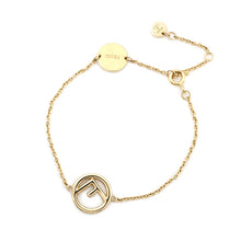 将图像加载到图库查看器中，FENDI F is Bracelet Gold8AG761 Metal
