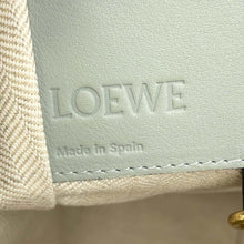 Load image into Gallery viewer, LOEWE hammock Green/Ivory326.30KS35 Leather Size Small
