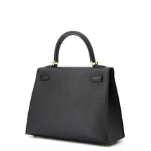 Load image into Gallery viewer, HERMES Kelly Sellier Black Epsom Size 25
