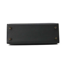 Load image into Gallery viewer, HERMES Kelly Sellier Black Epsom Size 25

