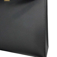 Load image into Gallery viewer, HERMES Kelly Sellier Black Epsom Size 25
