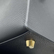 Load image into Gallery viewer, HERMES Kelly Sellier Black Epsom Size 25
