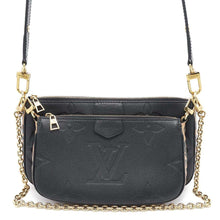 Load image into Gallery viewer, LOUIS VUITTON Multi Pochette Accessoires NoirM58520 Monogram Empreinte Leather Wild at Heart
