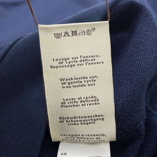 Load image into Gallery viewer, HERMES Round neck T-shirt &quot;Clue de Sel&quot; Size L Navy Cotton100%
