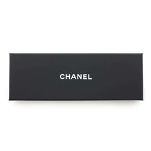 将图像加载到图库查看器中，CHANEL CC Logo Headband Scarf Black Silk100%
