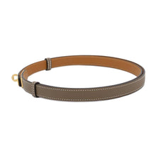 Load image into Gallery viewer, HERMES Kelly belt Etoupe Epsom Swift Leather
