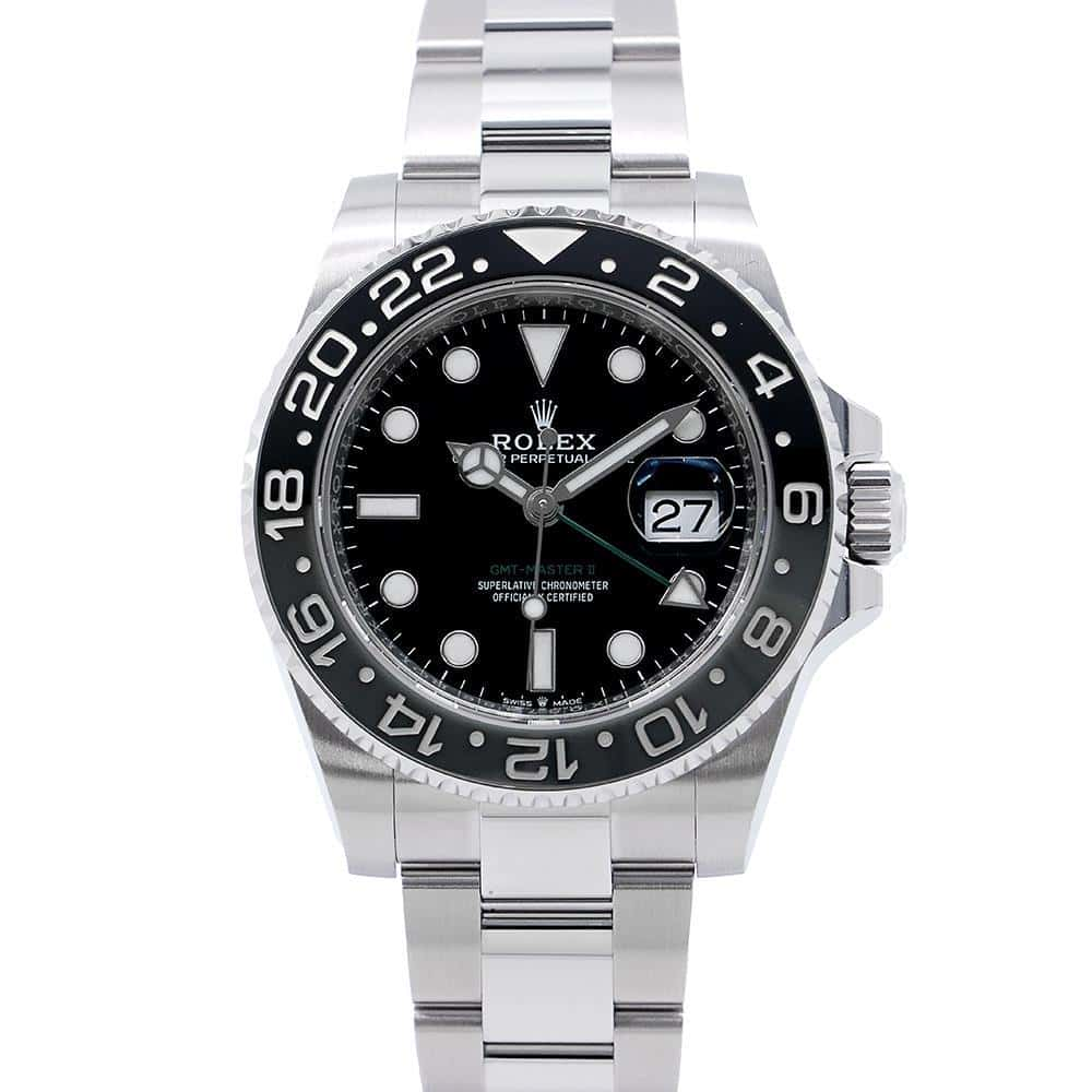 ROLEX GMT Master II W40mm Stainless Steel Black Dial126710GRNR