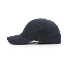 Load image into Gallery viewer, HERMES Cap 《Serena》 Size 57 Navy Cashmere100%
