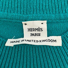 将图像加载到图库查看器中，HERMES H-Lift Knit Size 36 Vert Cashmere100%
