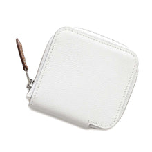 Load image into Gallery viewer, HERMES Azap compact silk in New White Epsom
