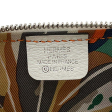 Load image into Gallery viewer, HERMES Azap compact silk in New White Epsom
