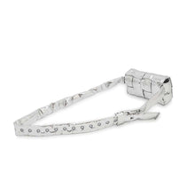 Load image into Gallery viewer, Bottega Veneta Cassette Waist Bag Silver Polyurethane
