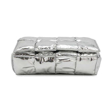 Load image into Gallery viewer, Bottega Veneta Cassette Waist Bag Silver Polyurethane
