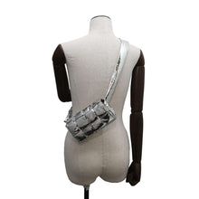 Load image into Gallery viewer, Bottega Veneta Cassette Waist Bag Silver Polyurethane

