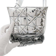 Load image into Gallery viewer, Bottega Veneta Cassette Waist Bag Silver Polyurethane

