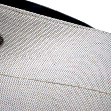 将图像加载到图库查看器中，SAINT LAURENT PARIS Rive Gauche bucket bag Natural/Black669299 Canvas Leather
