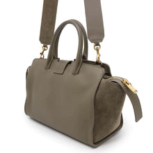 将图像加载到图库查看器中，SAINT LAURENT PARIS baby downtown cabas Khaki436834 Leather suede
