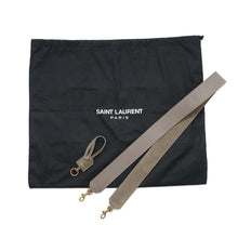 将图像加载到图库查看器中，SAINT LAURENT PARIS baby downtown cabas Khaki436834 Leather suede
