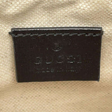 Load image into Gallery viewer, GUCCI Horsebit basket bucket bag Beige/Black649852 Straw Leather
