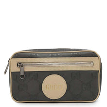 将图像加载到图库查看器中，GUCCI off the grid belt bag Gray/Beige631341 GGNylon Leather
