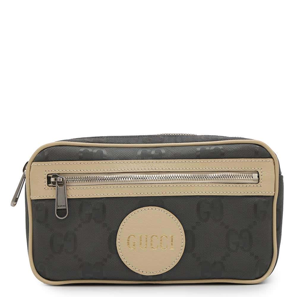 GUCCI off the grid belt bag Gray/Beige631341 GGNylon Leather