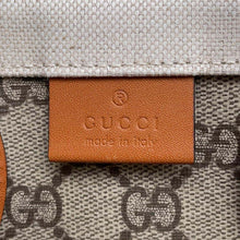 将图像加载到图库查看器中，GUCCI Printed Mini Tote Bag Natural/Brown772144 Canvas Leather
