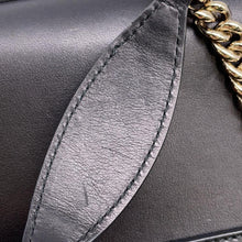 将图像加载到图库查看器中，GUCCI Fringe ChainShoulder Bag Black295402 Leather
