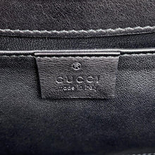 将图像加载到图库查看器中，GUCCI Fringe ChainShoulder Bag Black295402 Leather
