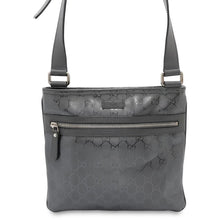 将图像加载到图库查看器中，GUCCI Impreme Shoulder Bag Gray295257 PVC Leather
