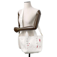 Load image into Gallery viewer, Christian Louboutin 2WAYHandbag White3215121 Canvas Leather Size Medium
