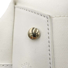 Load image into Gallery viewer, Christian Louboutin 2WAYHandbag White3215121 Canvas Leather Size Medium
