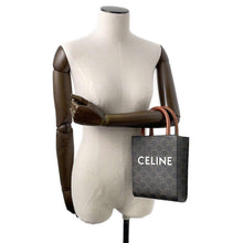 将图像加载到图库查看器中，CELINE Vertical hippopotamus Tan194372 PVC Leather Size Mini
