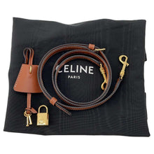 Load image into Gallery viewer, CELINE Triomphe Horizontal Cabas Tan199742 PVC Leather Size Mini
