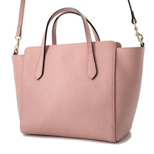 将图像加载到图库查看器中，GUCCI Swing Mini Handbag Pink368827 Leather
