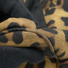 将图像加载到图库查看器中，PRADA Leopard Backpack Black/Brown1BZ001 Nylon
