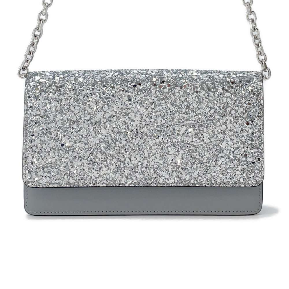 Maison Margiela Maison Margiela Glitter Chain Wallet Gray/SilverSA3UI0008 Leather/Sequins