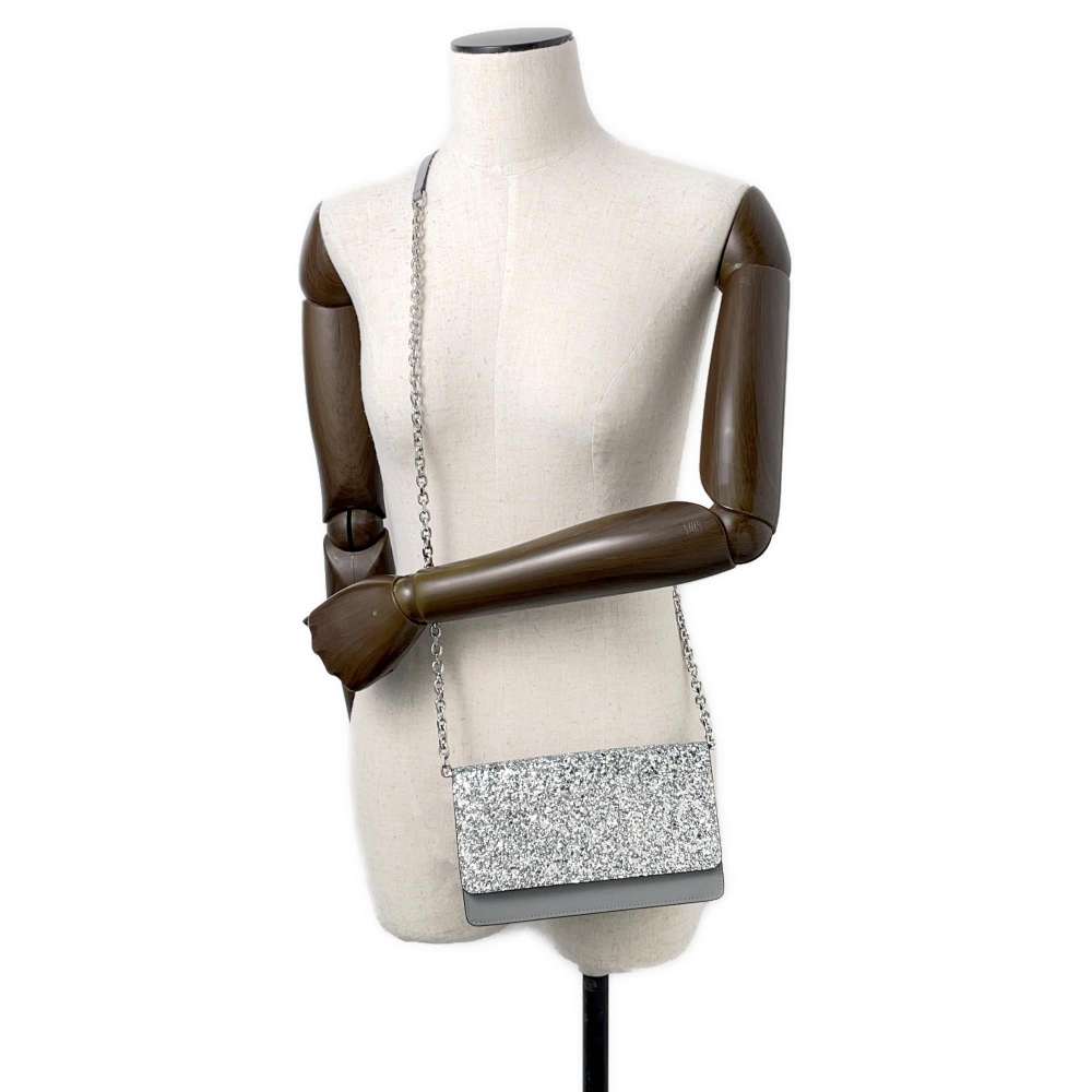 Maison Margiela Maison Margiela Glitter Chain Wallet Gray