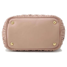 Load image into Gallery viewer, MIUMIU Matelasse Gathered 2WAY Handbag Pink5BE886 Leather
