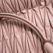 Load image into Gallery viewer, MIUMIU Matelasse Gathered 2WAY Handbag Pink5BE886 Leather
