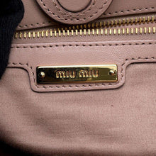 将图像加载到图库查看器中，MIUMIU Matelasse Gathered 2WAY Handbag Pink5BE886 Leather
