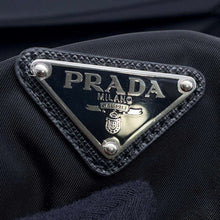 将图像加载到图库查看器中，PRADA Backpack Black1BZ677 Nylon Leather Size Small
