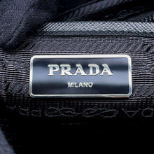 将图像加载到图库查看器中，PRADA Backpack Black1BZ677 Nylon Leather Size Small
