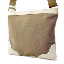 Load image into Gallery viewer, PRADA Logo Shoulder Bag White/BeigeBT0536 Canvas Leather
