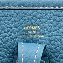 Load image into Gallery viewer, HERMES Evelyn New Blue Jean Taurillon Clemence Size TPM
