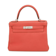 Load image into Gallery viewer, HERMES Kelly Retourne Rose texas Taurillon Clemence Size 28
