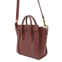 将图像加载到图库查看器中，CELINE Luggage shopper Bordeaux168243 Leather Size Nano
