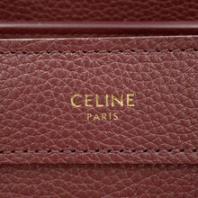 将图像加载到图库查看器中，CELINE Luggage shopper Bordeaux168243 Leather Size Nano
