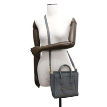 Load image into Gallery viewer, CELINE Luggage shopper Gray168243 Leather Size Nano
