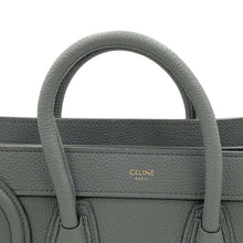 将图像加载到图库查看器中，CELINE Luggage shopper Gray168243 Leather Size Nano
