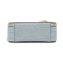 将图像加载到图库查看器中，Chloe Chloe C Mini Vanity Bag Light BlueCHC20SS225A87 Embossed Leather
